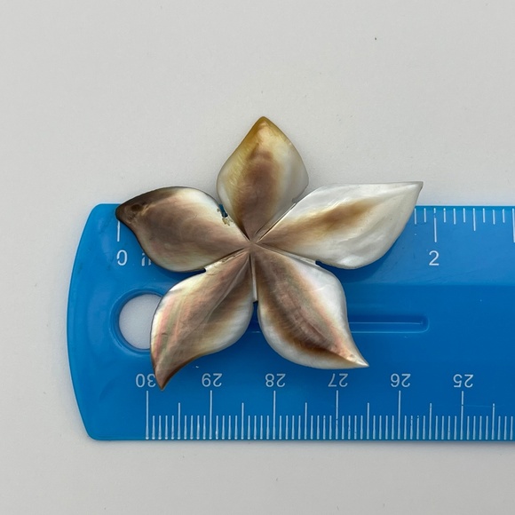 Vintage Real Sea Shell And Mother Of Pearl Jewelry Bracelet Brooches - Picture 7 of 11